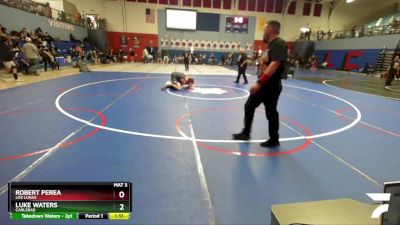 152 lbs 1st Place Match - Luke Waters, Carlsbad vs Robert Perea, Los Lunas