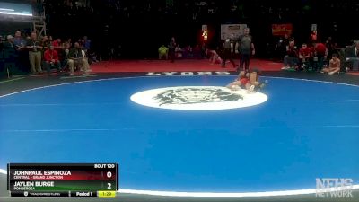 113-5A Quarterfinal - JohnPaul Espinoza, Central - Grand Junction vs Jaylen Burge, Ponderosa