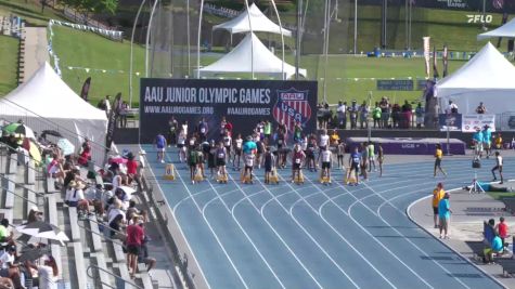 Elementary Men's 100m Aau Junior Olympics, Finals 1 - Age 17-18