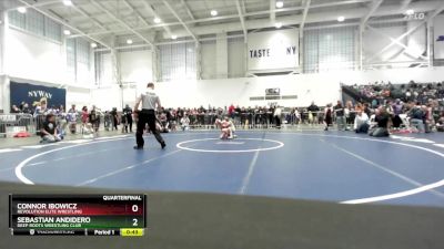 70 lbs Quarterfinal - Sebastian Andidero, Deep Roots Wrestling Club vs Connor Ibowicz, Revolution Elite Wrestling