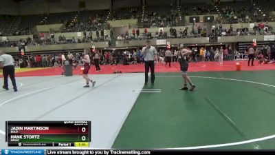 120 lbs Quarterfinal - Hank Stortz, NEIWC vs Jadin Martinson, BOLD