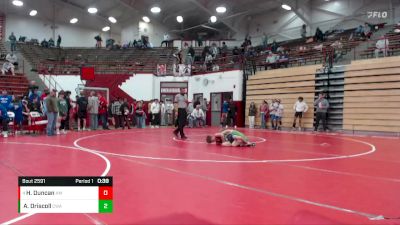 94 lbs Round 4 - Hunter Duncan, North Miami vs Aiden Driscoll, Contenders Wrestling Academy