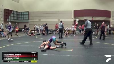 85 lbs Semis & 1st Wrestleback (8 Team) - Fernando Jimeno, Untouchables White vs Phoenix Peters, Foxfire WC