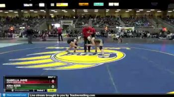 135 lbs Quarterfinals (8 Team) - Isabella Jaime, North Medford vs Kira Kerr, La Pine