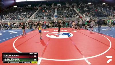 87 lbs 1st Place Match - Kwynn Porter, Wyoming Unattached vs Quinn Goodvin, Sheridan Wrestling Club