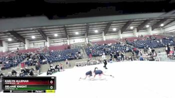 96 lbs Round 3 (6 Team) - Kaelyn Alleman, Utah Black vs Delanie Knight, Utah Gold