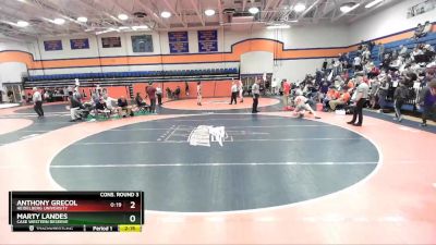 157 lbs Cons. Round 3 - Anthony Grecol, Heidelberg University vs Marty Landes, Case Western Reserve