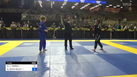 APRIL L. PARKS vs KASSIDY RUTH RILEY 2024 Pan Jiu Jitsu IBJJF Championship