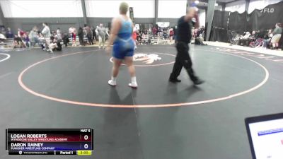 285 lbs 3rd Place Match - Logan Roberts, Wynooche Valley Wrestling Academy vs Daron Rainey, Punisher Wrestling Company