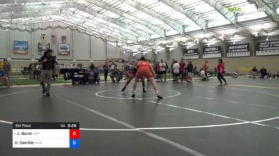 97 kg 5th Place - John Borst, SERTC-VT vs Kyle Gentile, LVWC