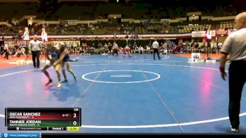 125 lbs Finals (2 Team) - Oscar Sanchez, Ohio University vs Tanner Jordan, South Dakota State