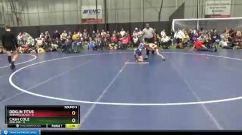 75 lbs Round 3 (6 Team) - Deklin Titus, Nebraska Black vs Cash Cole, Iowa Red