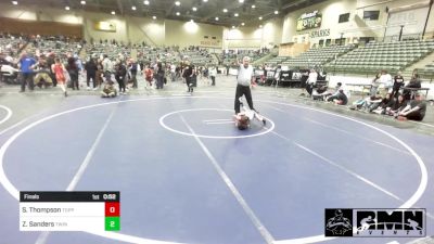 46 lbs Final - Shekira Thompson, Toppenish USA vs Zayvynn Sanders, Twin City WC