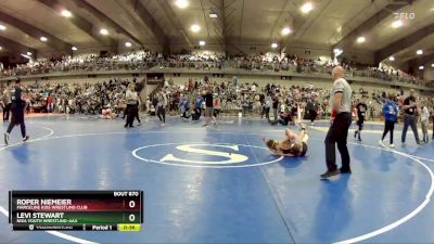 105 lbs Cons. Round 5 - Levi Stewart, Nixa Youth Wrestling-AAA  vs Roper Niemeier, Marceline Kids Wrestling Club