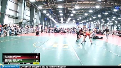 96 lbs Rd# 5- 3:45pm Friday Final Pool - Dominic Esposito, Maryland Black vs Elijah Castanon, Nebraska Elite