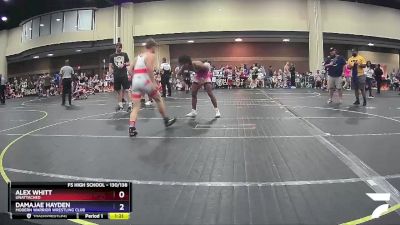 130/138 Semifinal - Alex Whitt, Unattached vs Damajae Hayden, Modern Warrior Wrestling Club