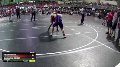 160 lbs Cons. Semi - Zacharias Keyser, Nebraska vs Chantz Herr, Milford Wrestling Club