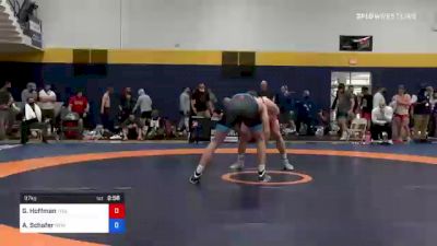 97 kg Quarterfinal - Gavin Hoffman, Titan Mercury Wrestling Club (TMWC) vs Austin Schafer, New York Athletic Club