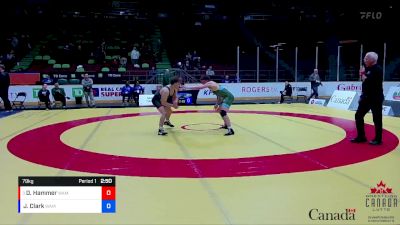 79kg 5th Place Match - Dilon Hammer, Saskatoon WC vs Jamie Clark, Edmonton WC