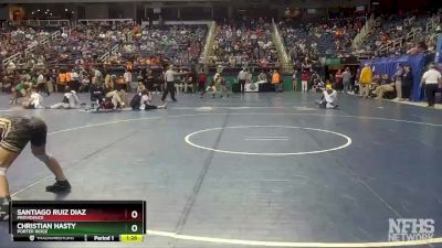 4A 145 lbs Quarterfinal - Santiago Ruiz Diaz, Providence vs Christian Hasty, Porter Ridge