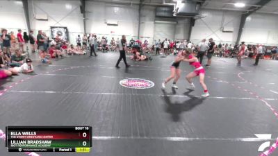 100 lbs Round 2 - Ella Wells, The Storm Wrestling Center vs Lillian Bradshaw, Riot Performance Academy