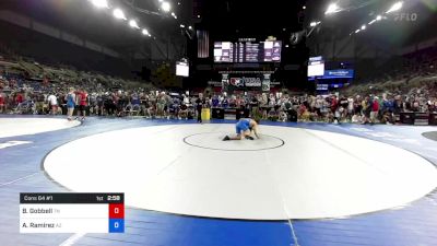 126 lbs Cons 64 #1 - Brody Gobbell, Tennessee vs Andrew Ramirez, Arizona