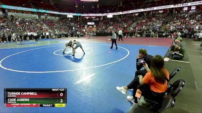 D1-126 lbs Quarterfinal - Turner Campbell, Holmen vs Cade Aaberg, Oregon