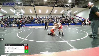 60 lbs Rr Rnd 4 - Daisy Montgomery, Skiatook Youth Wrestling vs Cali Rich, Skiatook Youth Wrestling