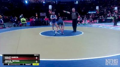 110 lbs Cons. Round 1 - Violet Garcia, Overland vs Abigail Retana, Fort Lupton