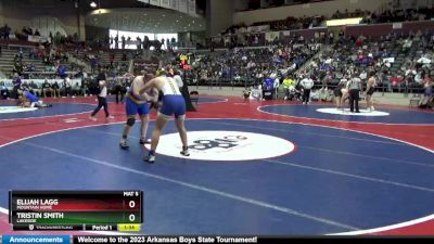 5A 285 lbs Quarterfinal - Elijah Lagg, Mountain Home vs Tristin Smith, Lakeside