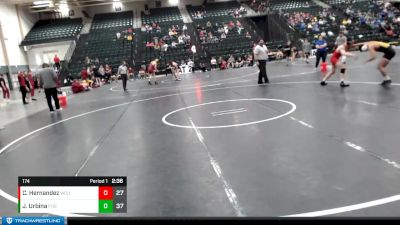 174 lbs Finals (2 Team) - Juan Urbina, Fort Hays State vs Cole Hernandez, Western Colorado