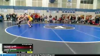 175 lbs Placement (4 Team) - Caden Thacker, Mater Dei vs Zachary Clark, Crown Point