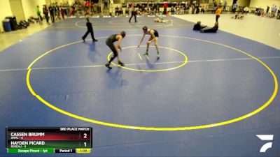 115 lbs Finals (8 Team) - Cassen Brumm, ANML vs Hayden Picard, Roseau