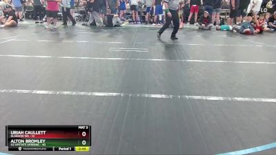 80 lbs Round 1 (10 Team) - Uriah Caullett, Glasgow WA vs Alton Bromley, U2 Upstate Uprising