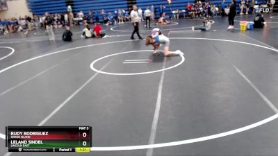 113 lbs 1st Place Match - Leland Sindel, Lincoln East vs Rudy Rodriguez, Grand Island