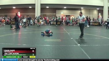 70 lbs Round 2 (4 Team) - Jon Luke Austin, Contenders Wrestling Academy Blue vs Chase Davis, Ares Black