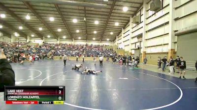 106 lbs Cons. Round 2 - Lorenzo Holzapfel, Timpview vs Lake Vest, American Leadership Academy