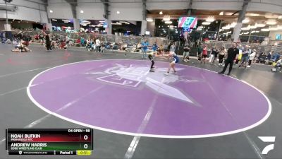 98 lbs Cons. Round 3 - Andrew Harris, G580 Wrestling Club vs Noah Bufkin, Panhandle RTC