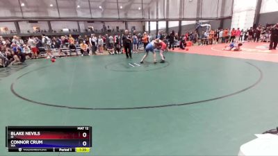 120 lbs Cons. Round 4 - Blake Nevils, ID vs Connor Crum, WA