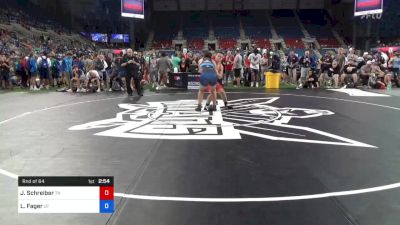 195 lbs Rnd Of 64 - Jensen Schreiber, Tennessee vs Leimana Fager, Utah