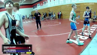 119 lbs Cons. Semi - Dalton Hinson, KC Elite Training Center vs Mason Saleeby, 843 SOT