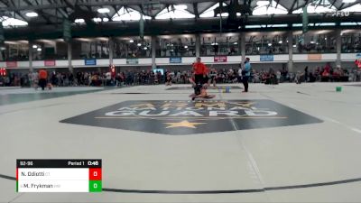 92-96 lbs Semifinal - Matthew Frykman, Hurricane WC vs Niko Odiotti, CT