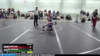 56 lbs Round 1 (8 Team) - Korbin Kiessling, Rampage vs Walker Hoffman, Kraken