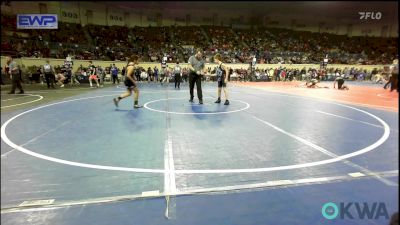 92 lbs Consi Of 8 #1 - Ryker Mefford, Salina Wrestling Club vs Kapono Ehsa, Wyandotte Youth Wrestling