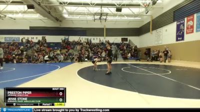 71 lbs Quarterfinal - Jesse Stone, Bonners Ferry Wrestling Club vs Preston Piper, Spokane Wrestling