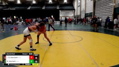 197 lbs Quarterfinal - Sage Harrison, Western Colorado University vs Ronan Wunsch, Unattached