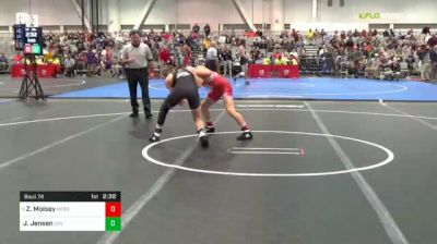 125 lbs Rd Of 32 - Zeke Moisey, Nebraska vs Josh Jensen, Utah Valley