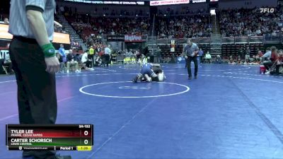 3A-132 lbs Cons. Round 4 - Tyler Lee, Prairie, Cedar Rapids vs Carter Schorsch, Lewis Central