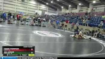 130 lbs Champ Round 1 (16 Team) - Ben Kohler, Utah Gold vs Tensei Thompson, Idaho 2