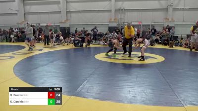 92 lbs Final - Beau Burrow, Rising Kingz vs Kaiden Daniels, Grindhouse Wrestling Club